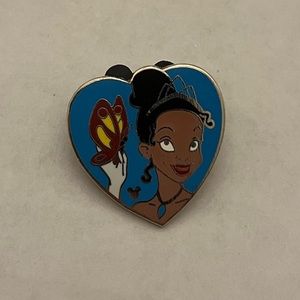 Disney Princess Tiana Heart Pin Hidden Mickey